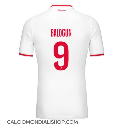 Maglie da calcio AS Monaco Folarin Balogun #9 Prima Maglia 2024-25 Manica Corta